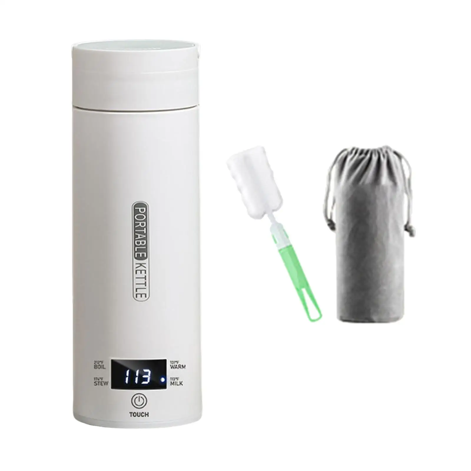 Intelligent Electric Tea Kettle Portable for Boiling Water Adjustable Temps for Auto Car Camping Personal Airplane Vehicles
Intelligent Electric Tea Kettle Portable for Boiling Water Adjustable Temps for Auto Car Camping Personal Airplane Vehicles