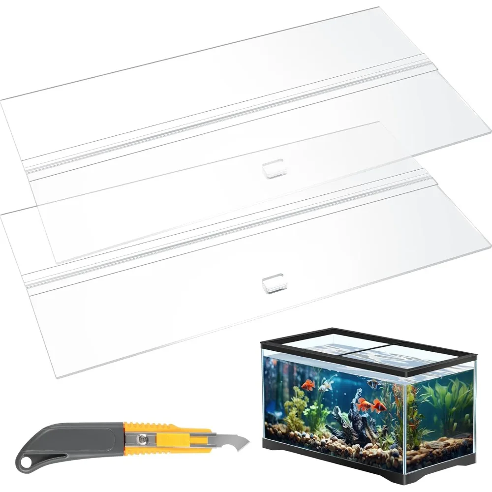 Акриловый навес для аквариума, комплект из 2 предметов, крышка для аквариума с центральной скобой для 33, 40, 55 галлонов
Акриловый навес для аквариума, комплект из 2 предметов, крышка для аквариума с центральной скобой для 33, 40, 55 галлонов