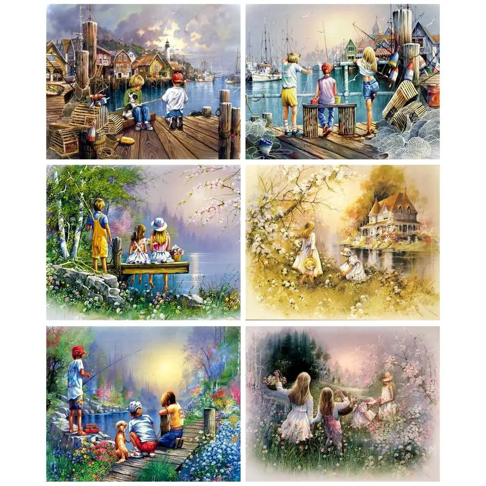 GATYZTORY Modern Painting By Numbers For Adults Canvas Painting Children Landscape Picture Drawing Home Decoration Unique Gift
GATYZTORY Modern Painting By Numbers For Adults Canvas Painting Children Landscape Picture Drawing Home Decoration Unique Gift