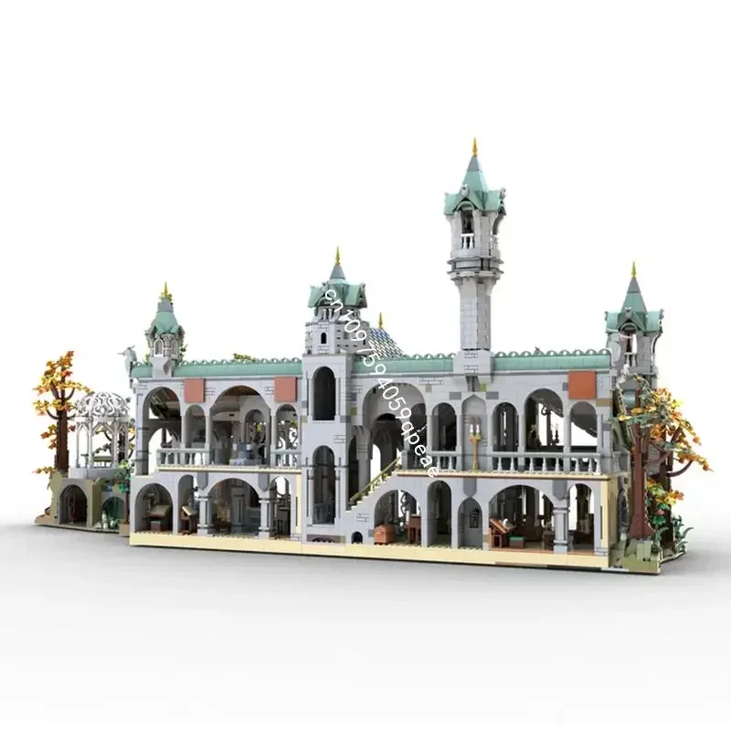 New 10547Pcs Famous The Rings Movie Series Moc Rivendellion Model Building Block Diy Creative Ideas Bricks Toys Birthday Gifts
New 10547Pcs Famous The Rings Movie Series Moc Rivendellion Model Building Block Diy Creative Ideas Bricks Toys Birthday Gifts