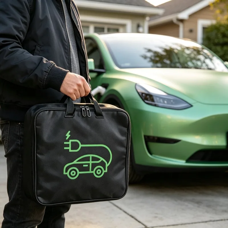 Car Battery Cable Handled Bag Electric Car Charger Storage Bag Waterproof EV Car Charging Gun Storage Organizer Car Accessories
Car Battery Cable Handled Bag Electric Car Charger Storage Bag Waterproof EV Car Charging Gun Storage Organizer Car Accessories