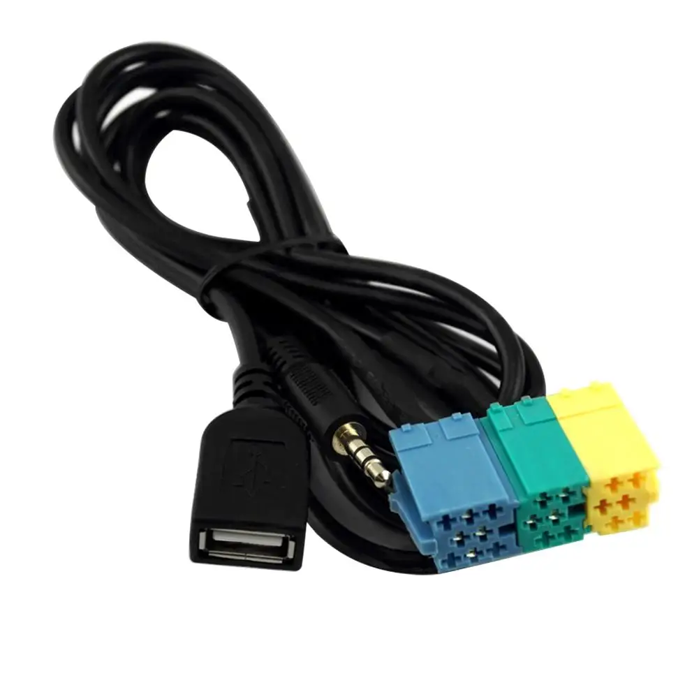 1.5m Car Audio Video Adapter Cable 3.5mm Female USB Plug AUX Line Modification Accessories Compatible For Kia
1.5m Car Audio Video Adapter Cable 3.5mm Female USB Plug AUX Line Modification Accessories Compatible For Kia