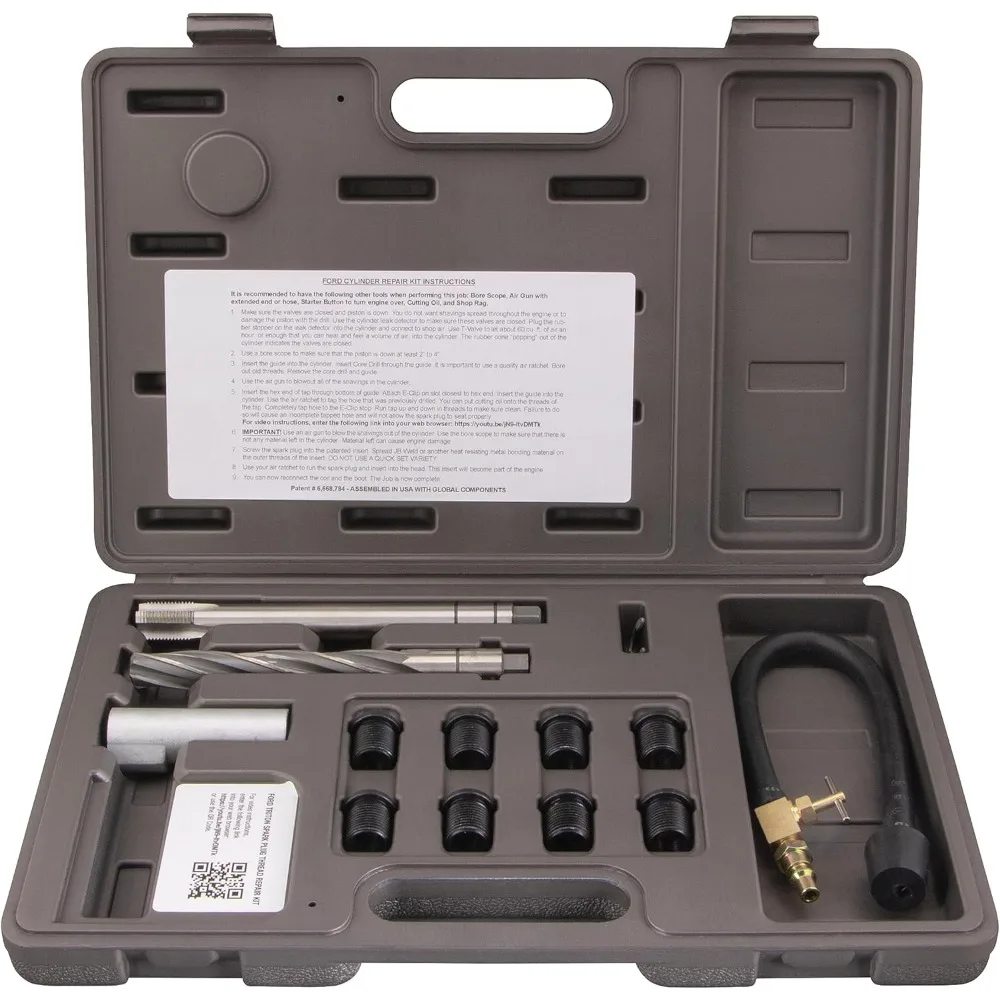 Hot Sale CalVan Tools 38900 Two Valve Ford Triton Tool Kit - Foolproof Repair System, Spark Plug Thread Repair Kit. Tools 
Hot Sale CalVan Tools 38900 Two Valve Ford Triton Tool Kit - Foolproof Repair System, Spark Plug Thread Repair Kit. Tools