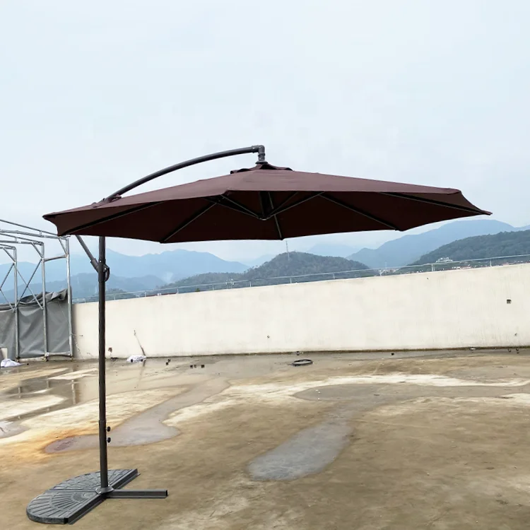 Outdoor 10ft Banana Umbrella Garden Full Size Offset Tilt Mechanism Coffee Patio Umbrella Parasol
Outdoor 10ft Banana Umbrella Garden Full Size Offset Tilt Mechanism Coffee Patio Umbrella Parasol