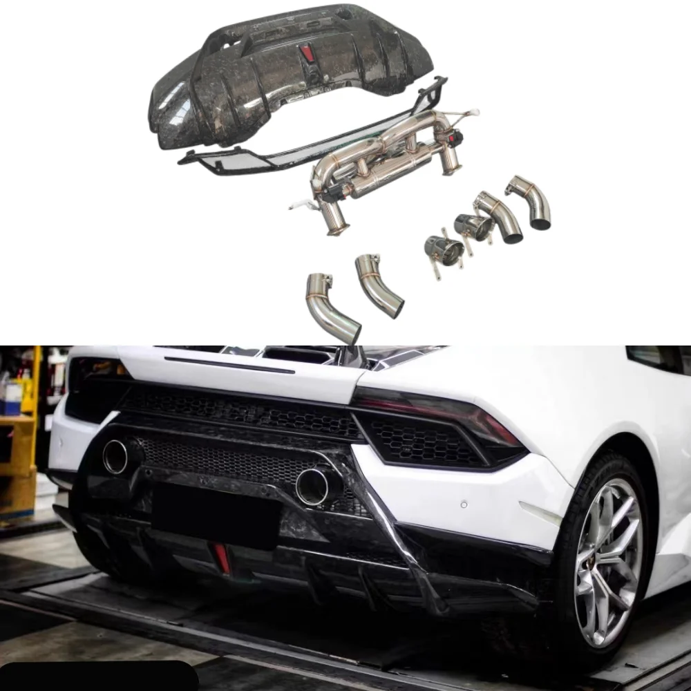 Rear Bumper Upgrade Lightweight Accessory for Lamborghini Huracan LP610 Upgraded P-style Forged Carbon Fiber Body Kit
Rear Bumper Upgrade Lightweight Accessory for Lamborghini Huracan LP610 Upgraded P-style Forged Carbon Fiber Body Kit