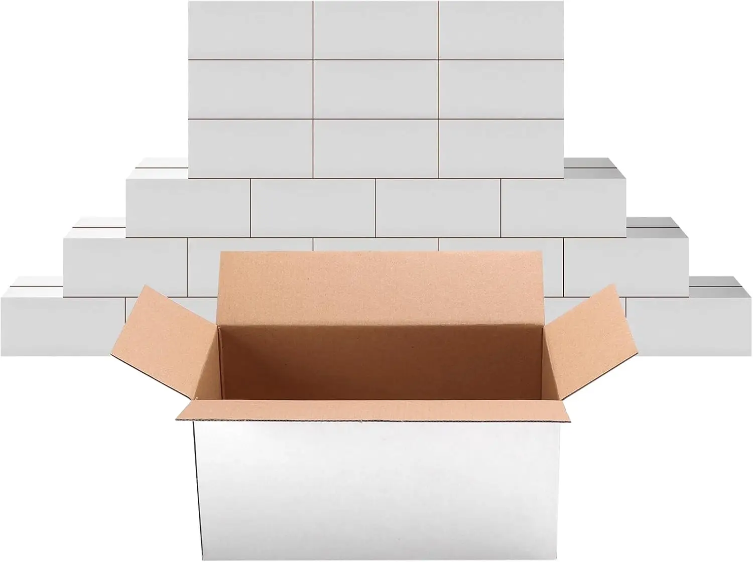 10x5x5 Corrugated Cardboard Mailer Boxes, 25 Pack, White for Business & DIY
10x5x5 Corrugated Cardboard Mailer Boxes, 25 Pack, White for Business & DIY
