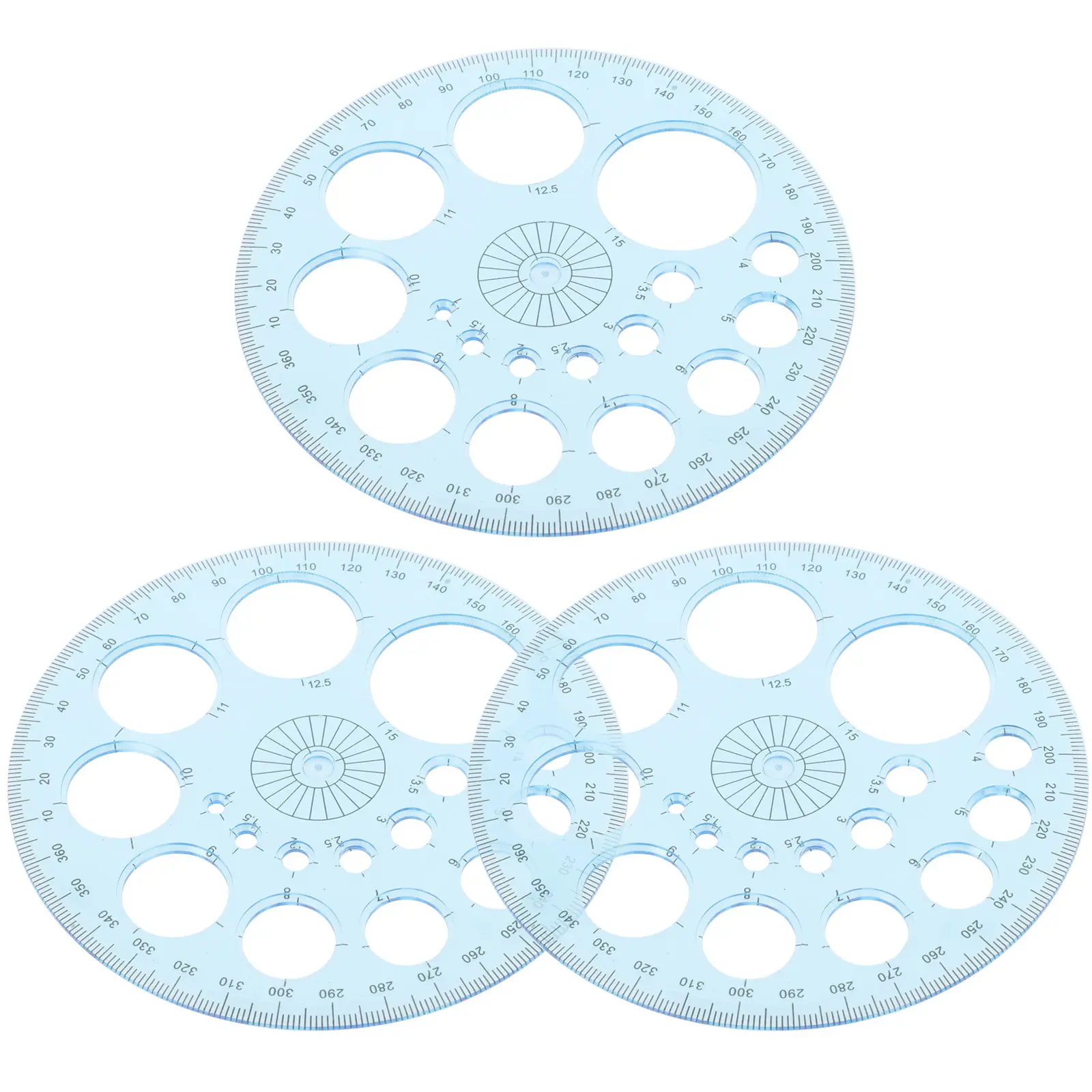 Набор из 3 круговых транспортирных приборов на 360 градусов с четкой гравированной шкалой для черчения, архитектуры, деревообработки, для студентов
Набор из 3 круговых транспортирных приборов на 360 градусов с четкой гравированной шкалой для черчения, архитектуры, деревообработки, для студентов