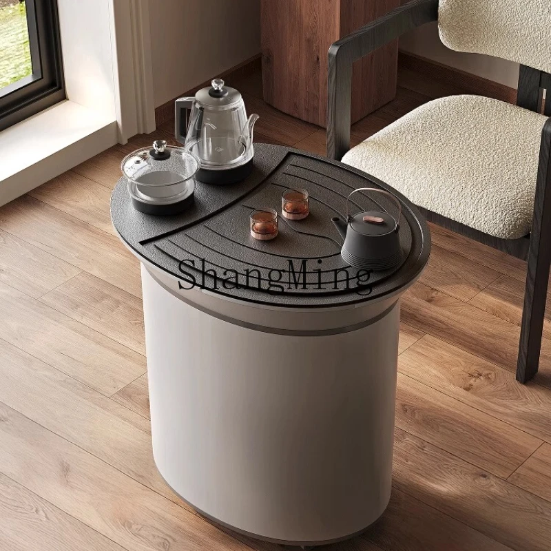 ZYY small household coffee table modern simple mobile tea brewing table rotatable tea cart
ZYY small household coffee table modern simple mobile tea brewing table rotatable tea cart