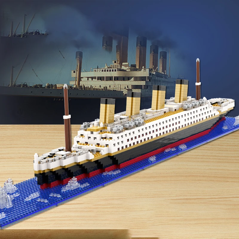 Recreate the classic royal ship of the century. Miniature particle building blocks challenge new puzzles. Children's constructio
Recreate the classic royal ship of the century. Miniature particle building blocks challenge new puzzles. Children's constructio