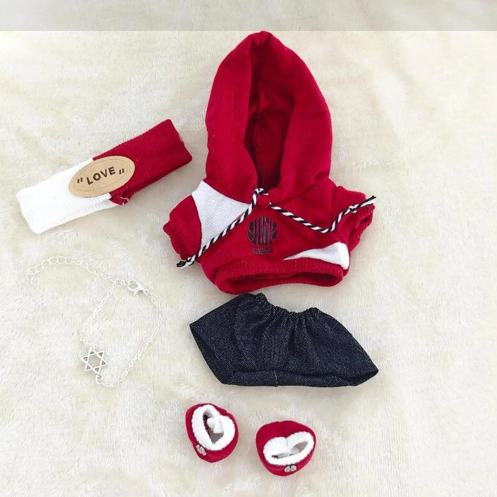 Plush Doll Clothes Stuffed Animals Clothes Fashion Costumes,DIY,Comfortable for 15-17cm Doll Photo Props Doll Sweatshirt Set
Plush Doll Clothes Stuffed Animals Clothes Fashion Costumes,DIY,Comfortable for 15-17cm Doll Photo Props Doll Sweatshirt Set