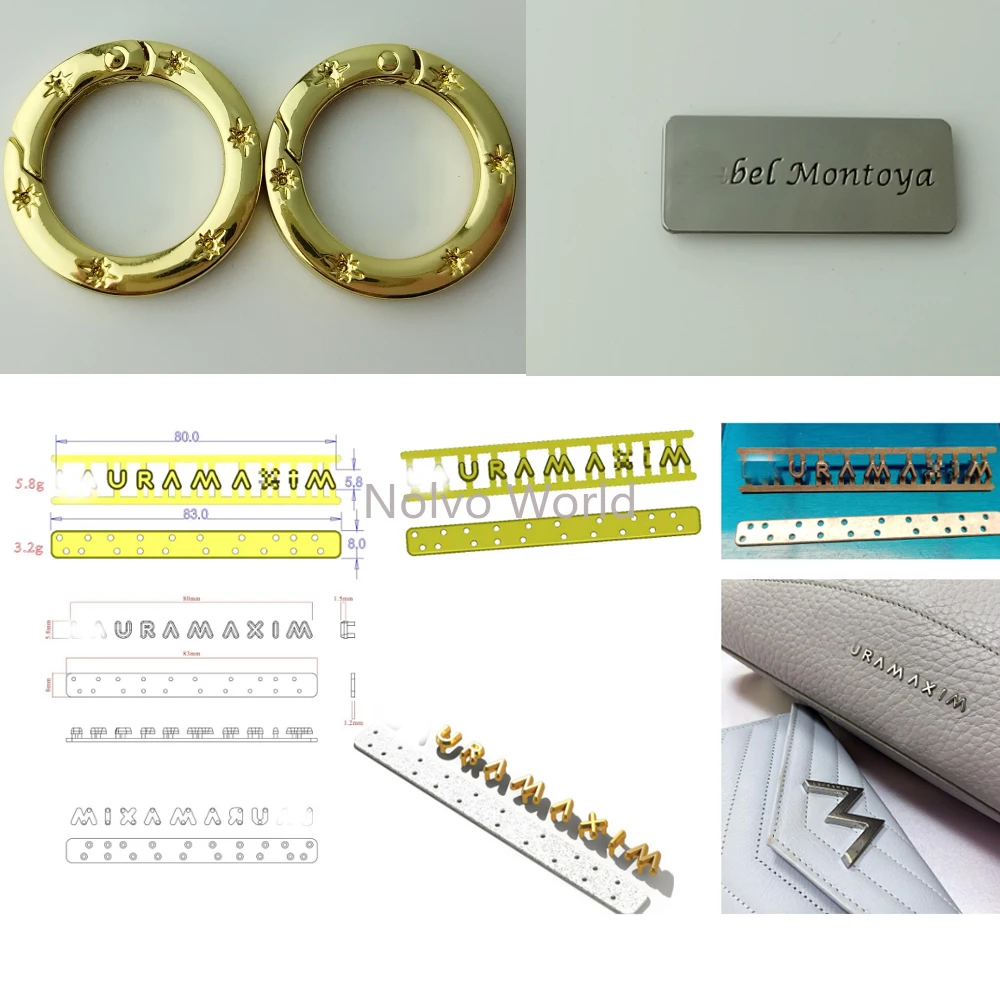 200PCS Engraved Customize Metal Labels Tags For Leather Hat Bags Purse Jeans Shoes DIY Craft Clothes Making Logo Printed Brand
200PCS Engraved Customize Metal Labels Tags For Leather Hat Bags Purse Jeans Shoes DIY Craft Clothes Making Logo Printed Brand