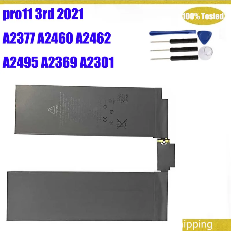 Аккумулятор для iPad Pro 11 3 2021 A2377 A2460 A2462 A2495 A2369 A2301 аккумулятор + инструменты
Аккумулятор для iPad Pro 11 3 2021 A2377 A2460 A2462 A2495 A2369 A2301 аккумулятор + инструменты
