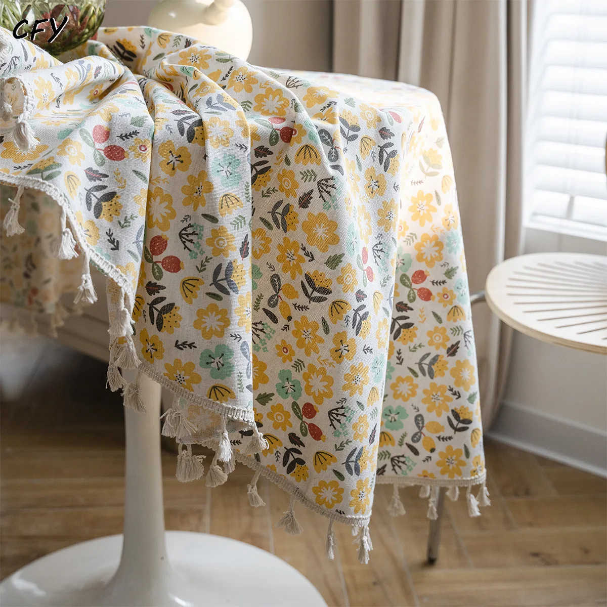 Cotton Linen CountrysideRetro Floral Print Round Table Cover Chicken Table Cloth Tea Table Cloth Circular Tablecloth 
Cotton Linen CountrysideRetro Floral Print Round Table Cover Chicken Table Cloth Tea Table Cloth Circular Tablecloth