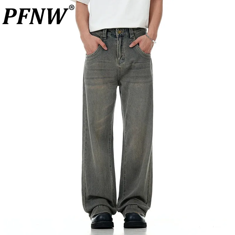 PFNW American Trendy Worn-out Washed Jeans New Male High Street Loose Fit Straight Leg Denim Trousers Men 2024 Autumn 28W4278
PFNW American Trendy Worn-out Washed Jeans New Male High Street Loose Fit Straight Leg Denim Trousers Men 2024 Autumn 28W4278
