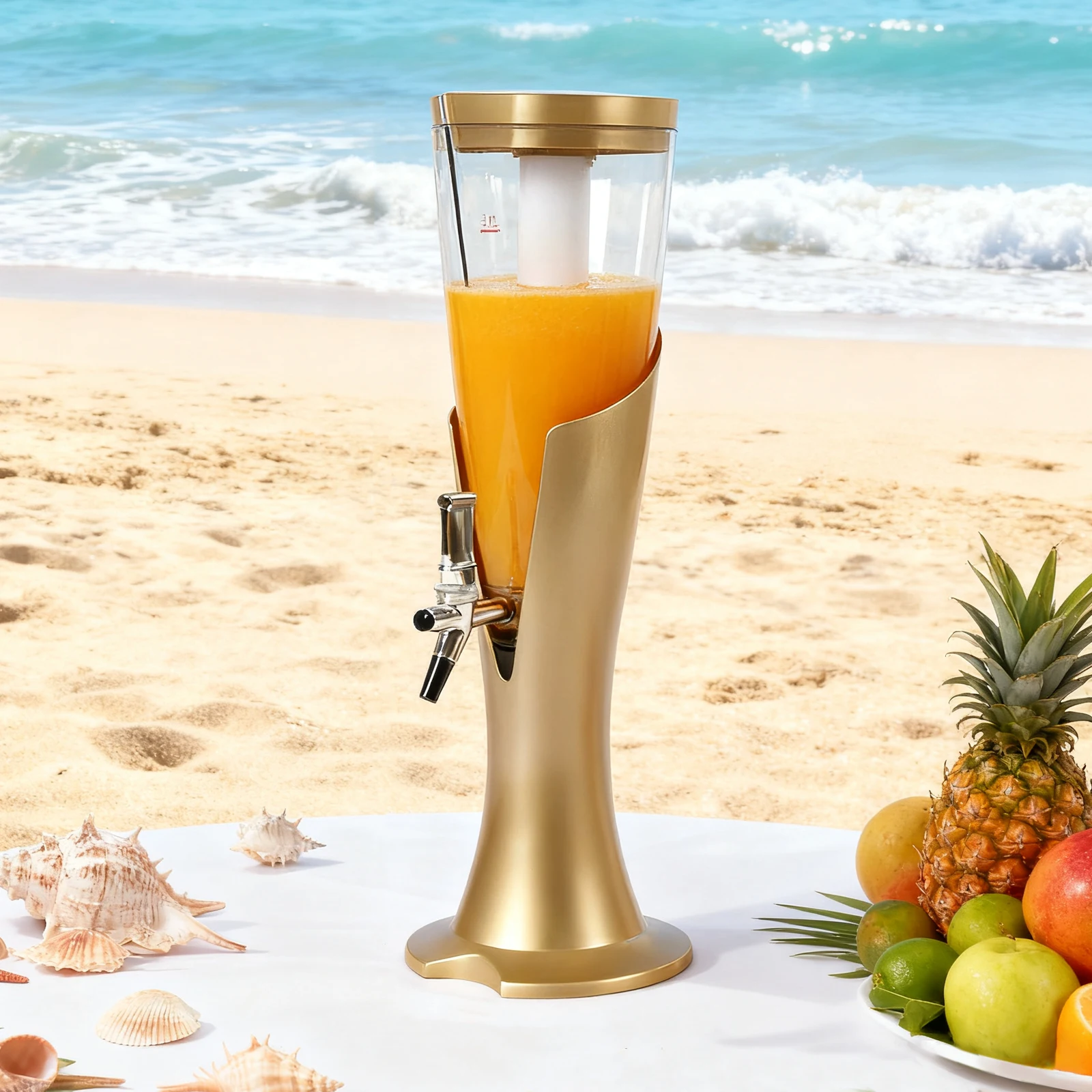 3L Gold Beer Tower Drink Dispenser With Removable Ice Tube Tabletop Beverage Mimosa Tower For Bar Home Party Holiday Gift
3L Gold Beer Tower Drink Dispenser With Removable Ice Tube Tabletop Beverage Mimosa Tower For Bar Home Party Holiday Gift