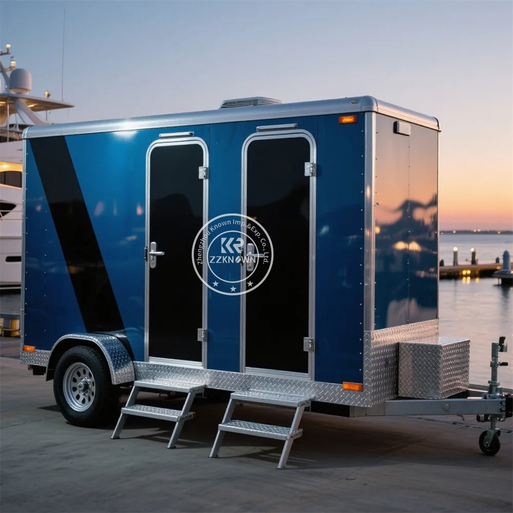 Outdoor Portable Bathroom Trailer Shower Room Trailer Restroom Luxury Camping Bathroom Mobile Toilet Trailer For Sale
Outdoor Portable Bathroom Trailer Shower Room Trailer Restroom Luxury Camping Bathroom Mobile Toilet Trailer For Sale