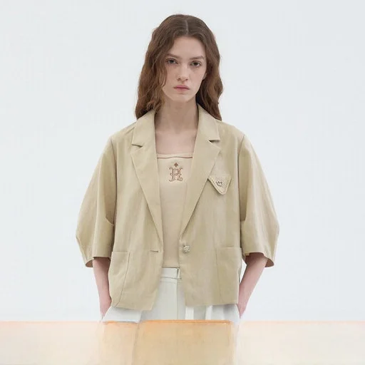 Summer Casual Outerwear Self-Preserving Style Suit Collar Drawstring Commute Versatile Top Thin Western Suit Moisture Wicking
Summer Casual Outerwear Self-Preserving Style Suit Collar Drawstring Commute Versatile Top Thin Western Suit Moisture Wicking