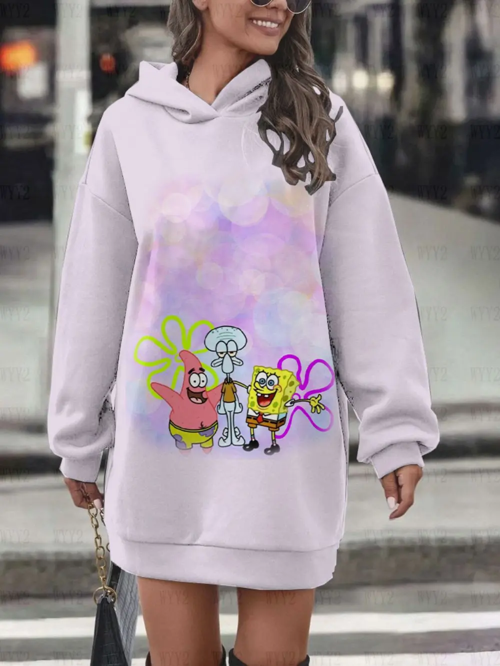 SpongeBob series print girls cute age-reducing sweet fashion hoodie dress slimming long-sleeved loose casual sportswear
SpongeBob series print girls cute age-reducing sweet fashion hoodie dress slimming long-sleeved loose casual sportswear