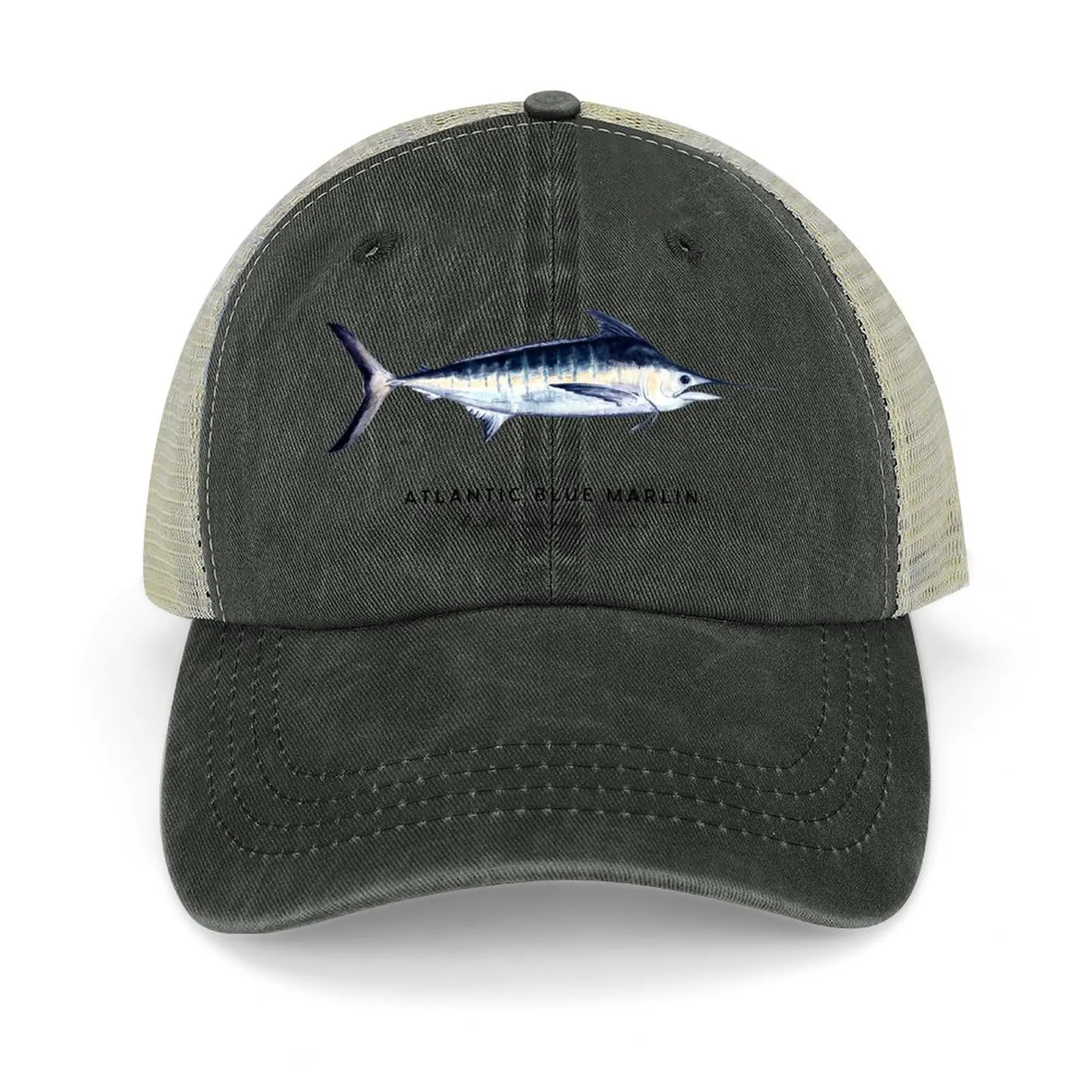 Atlantic Blue Marlin Scientific Illustration, Watercolor, Fish, Ocean fish, billfish Baseball Cap Kids Hat Icon Women's Men's
Atlantic Blue Marlin Scientific Illustration, Watercolor, Fish, Ocean fish, billfish Baseball Cap Kids Hat Icon Women's Men's