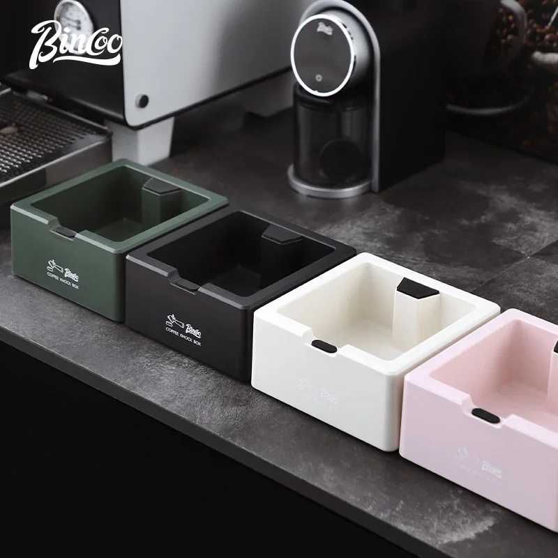 Bincoo ABS Espresso Knock Box — квадратный противоскользящий дизайн с силиконовой основой для кофейной гущи (дома и кафе)
Bincoo ABS Espresso Knock Box — квадратный противоскользящий дизайн с силиконовой основой для кофейной гущи (дома и кафе)