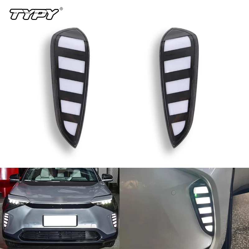 TYPY 1 Pair Car LED Daytime Running Light For Toyota BZ4X 2022 2023 Dynamic Turn Signal Front Fog Lamp DRL Car styling Foglight
TYPY 1 Pair Car LED Daytime Running Light For Toyota BZ4X 2022 2023 Dynamic Turn Signal Front Fog Lamp DRL Car styling Foglight