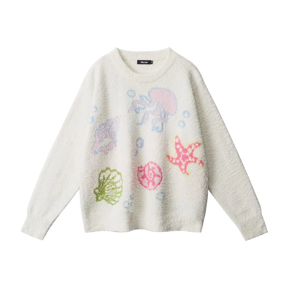 Large Cute Deep Sea Kawaii Cartoon Retro Sweaters Trending Knitted Women Girls' Winter Clothes Pullovers Tops Office Ladies
Large Cute Deep Sea Kawaii Cartoon Retro Sweaters Trending Knitted Women Girls' Winter Clothes Pullovers Tops Office Ladies