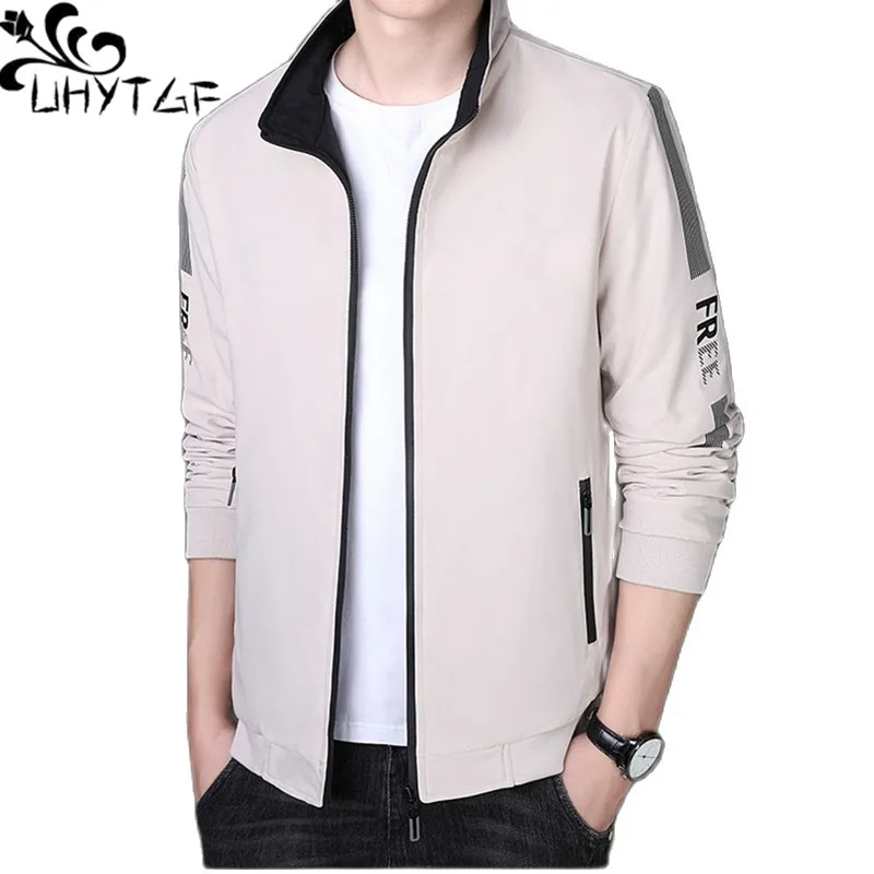 UHYTGF Autumn Winter Jackets For Men Fashion Double Sided Wear Baseball Uniform Casual Mens Coat Middle-Aged Male Clothes 4XL176
UHYTGF Autumn Winter Jackets For Men Fashion Double Sided Wear Baseball Uniform Casual Mens Coat Middle-Aged Male Clothes 4XL176