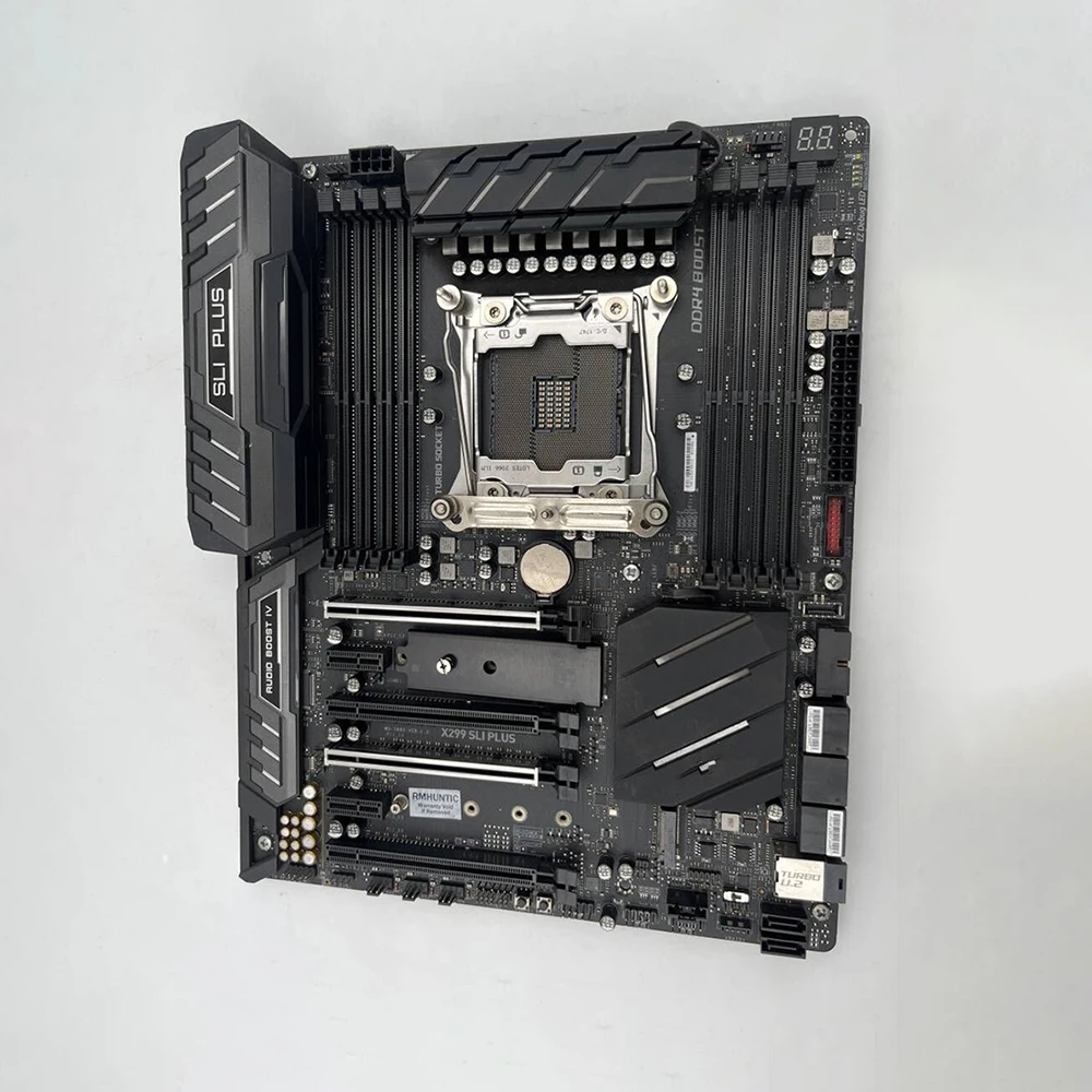 Материнская плата ATX X299 LGA 2066 DDR4 SATA3*8 M.2*2 U.2 256G X299 SLI PLUS
Материнская плата ATX X299 LGA 2066 DDR4 SATA3*8 M.2*2 U.2 256G X299 SLI PLUS