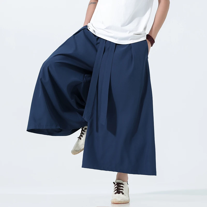 Roupa Para Homem Taichi Oversized Man Clothes Chinese Style Cotton Linen Ice Silk Cool Wide Leg Pants Mens Pantalonetas Hombre
Roupa Para Homem Taichi Oversized Man Clothes Chinese Style Cotton Linen Ice Silk Cool Wide Leg Pants Mens Pantalonetas Hombre
