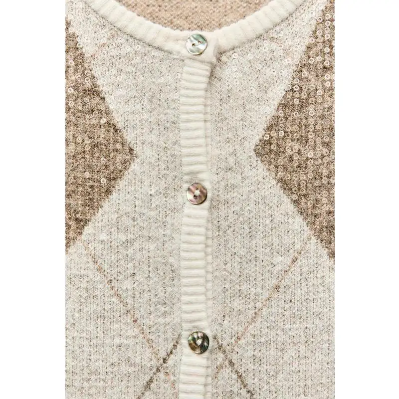 Women's Knitted Long Sve round Ne Sweater Cardigan Diamond Pattern Bead Decorated Autumn Winter New Arrival Slim Fit Swe...
Women's Knitted Long Sve round Ne Sweater Cardigan Diamond Pattern Bead Decorated Autumn Winter New Arrival Slim Fit Swe...