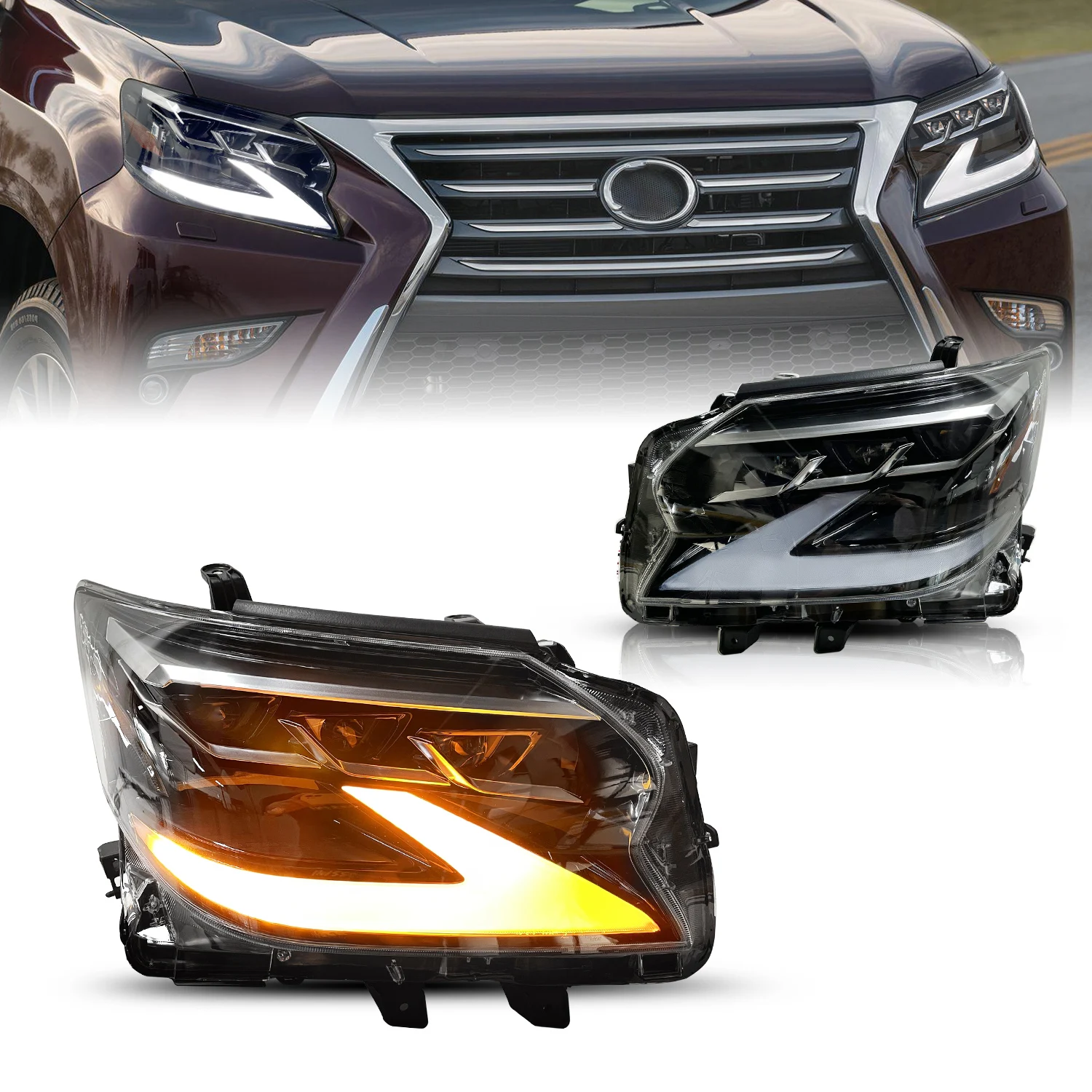 AKD Car Accessories Head Lamp for Lexus GX GX400 Headlights 2014-2020 GX460 LED Headlight ES250 DRL Signal Projector Lens auto
AKD Car Accessories Head Lamp for Lexus GX GX400 Headlights 2014-2020 GX460 LED Headlight ES250 DRL Signal Projector Lens auto