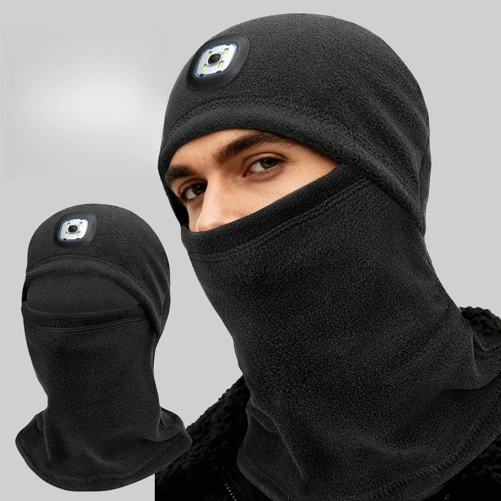 Winter bicycle warm headgear LED light night riding fishing light hat outdoor night running windproof riding mask
Winter bicycle warm headgear LED light night riding fishing light hat outdoor night running windproof riding mask