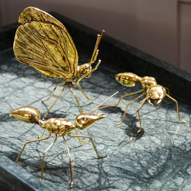 Nordic Modern Golden Butterfly Ant Statue Animal Figurine Metal Sculpture For Home Decorations Desktop Accessories Gifts
Nordic Modern Golden Butterfly Ant Statue Animal Figurine Metal Sculpture For Home Decorations Desktop Accessories Gifts