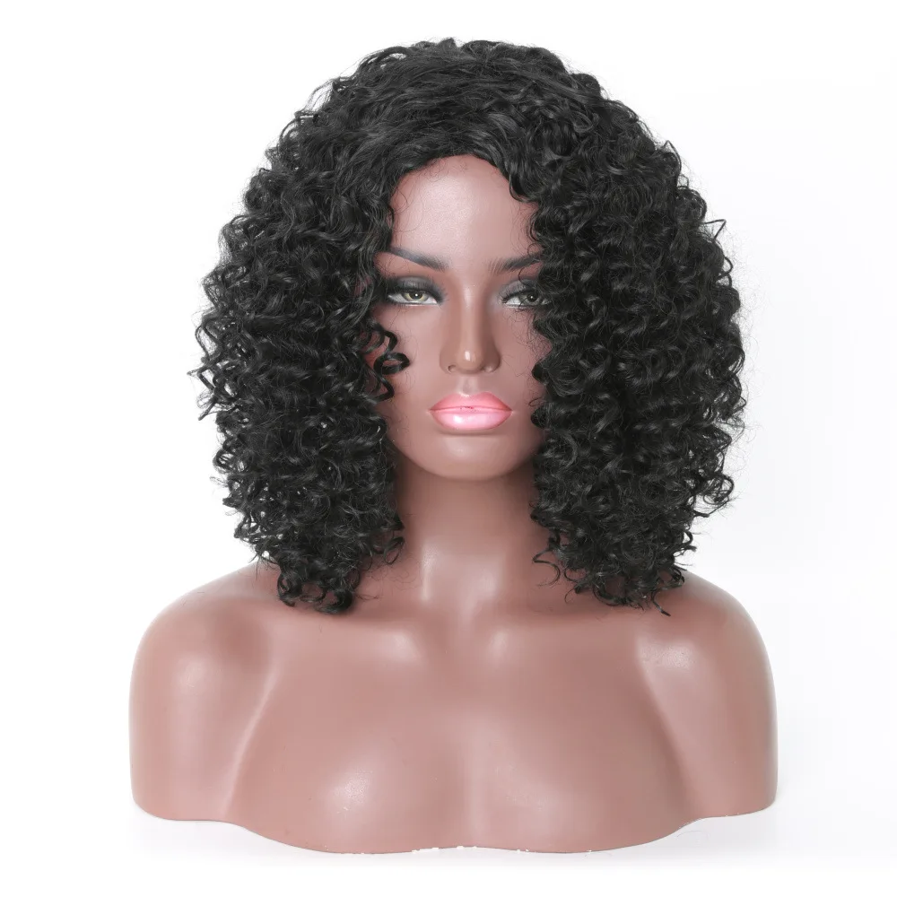 Synthetic Short Curly Wig Fluffy Black Hair for Women Fashion Cosplay Party Daily Wear Soft Comfortable Natural Looking
Synthetic Short Curly Wig Fluffy Black Hair for Women Fashion Cosplay Party Daily Wear Soft Comfortable Natural Looking