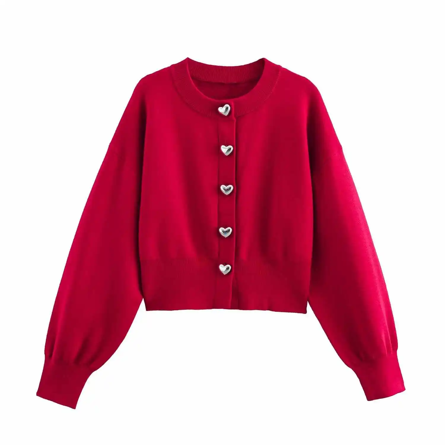 New High Quality Knit Cardigan For Women Solid Color All Match Daily commuting Sweaters Casual Crew Neck Long Sleeve Top
New High Quality Knit Cardigan For Women Solid Color All Match Daily commuting Sweaters Casual Crew Neck Long Sleeve Top
