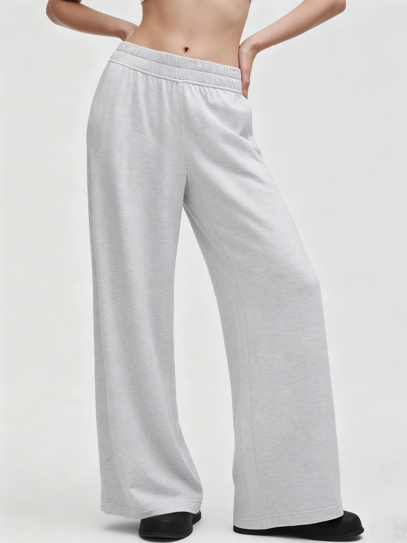 Women's fashionable casual drawstring elastic waist wide-leg casual pants, suitable for home use and sports activities
Women's fashionable casual drawstring elastic waist wide-leg casual pants, suitable for home use and sports activities