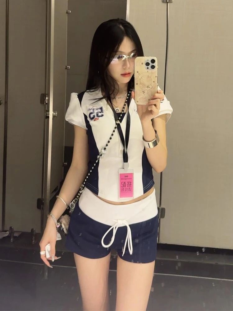 Ретро Американский ор Све irt Женский Летний Новый Спортивный Sle Slim Fit Талия Inward Top orts Комплект из двух предметов Женский Fas...
Ретро Американский ор Све irt Женский Летний Новый Спортивный Sle Slim Fit Талия Inward Top orts Комплект из двух предметов Женский Fas...