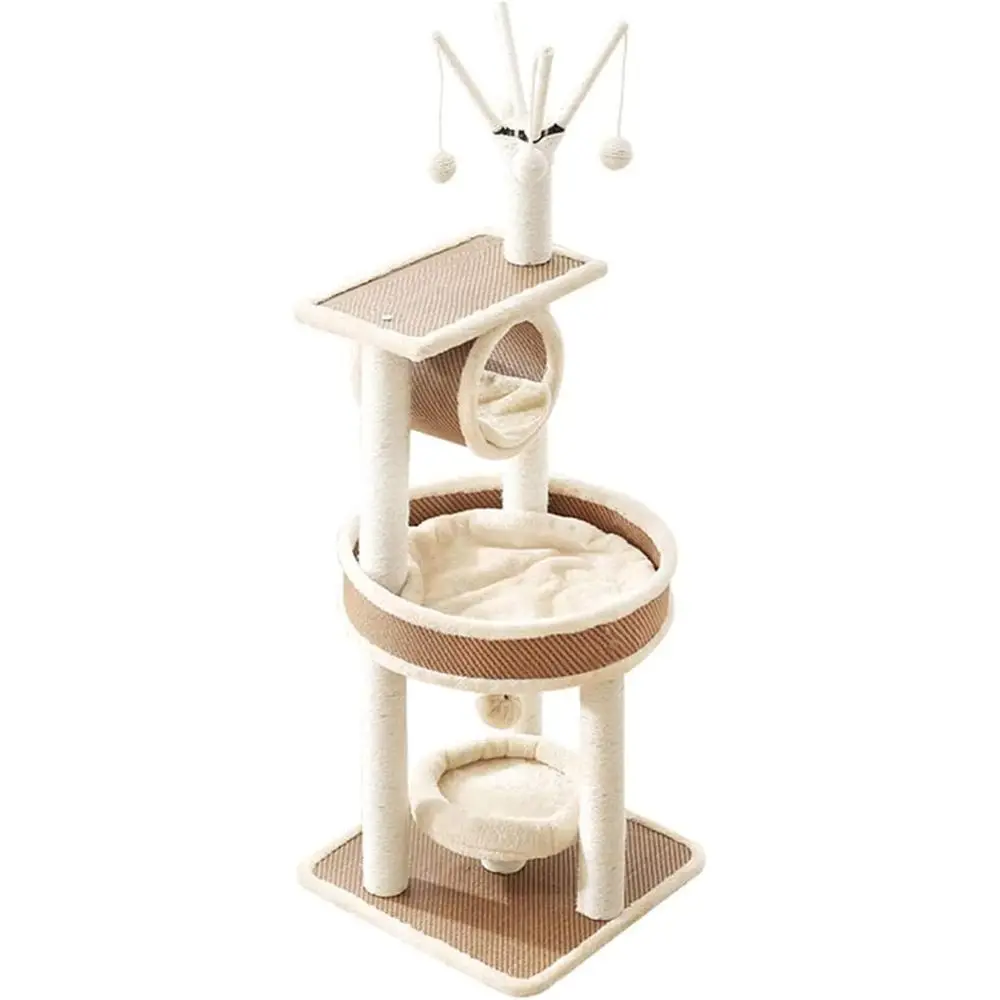 Сизалевая когтеточка для кошек с платформой и плюшевым мячиком для маленьких кошек
Сизалевая когтеточка для кошек с платформой и плюшевым мячиком для маленьких кошек