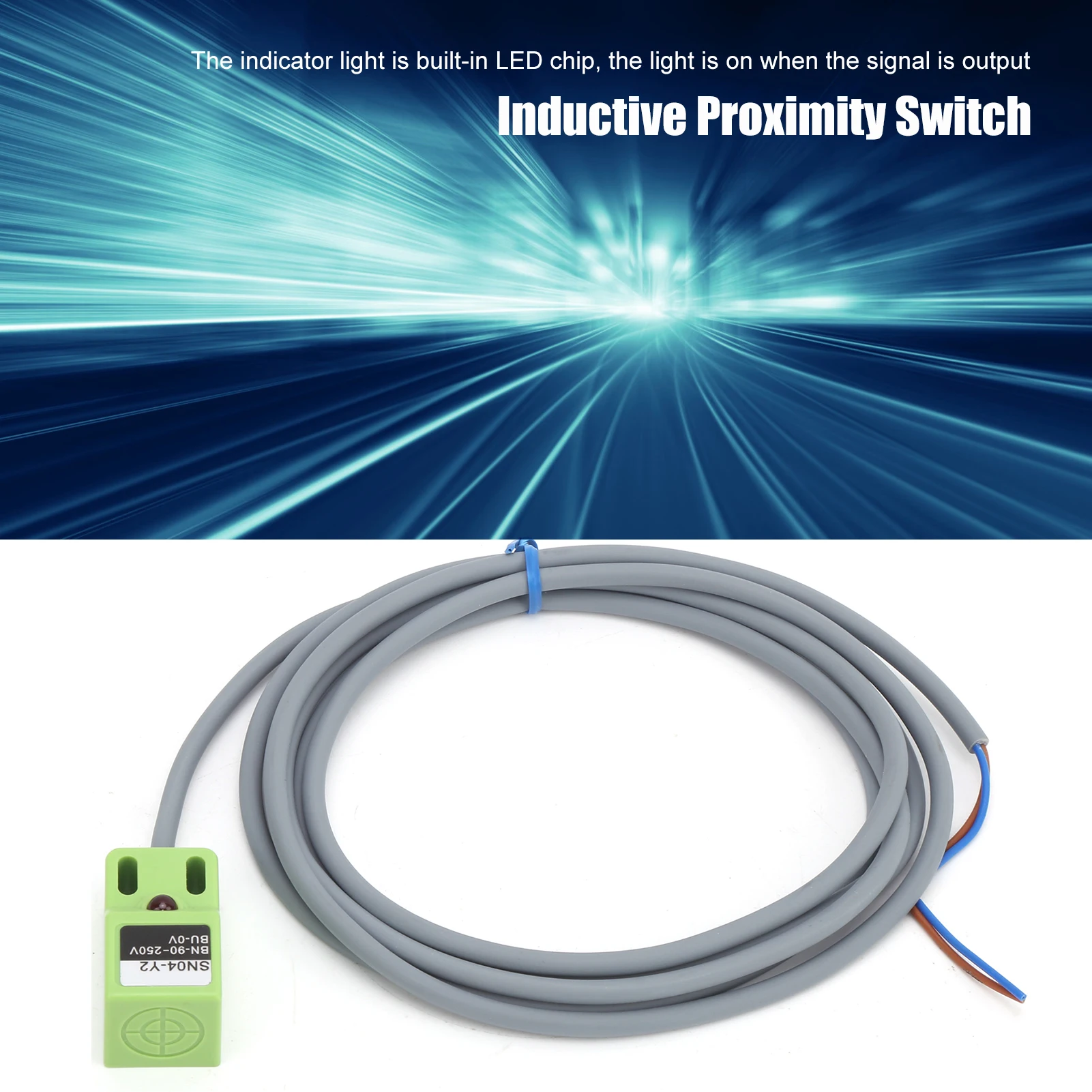 1PC BERM SN04‑Y2 Inductive Proximity Sensor 3 Wire NPN NO DC10 30V 300mA 4mm Detection Range for Industrial Automation Position
1PC BERM SN04‑Y2 Inductive Proximity Sensor 3 Wire NPN NO DC10 30V 300mA 4mm Detection Range for Industrial Automation Position