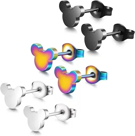 Miniso Disney cute cartoon stainless steel Mickey Mouse earrings in the furnace vacuum galvanized steel needle glossy earrings
Miniso Disney cute cartoon stainless steel Mickey Mouse earrings in the furnace vacuum galvanized steel needle glossy earrings