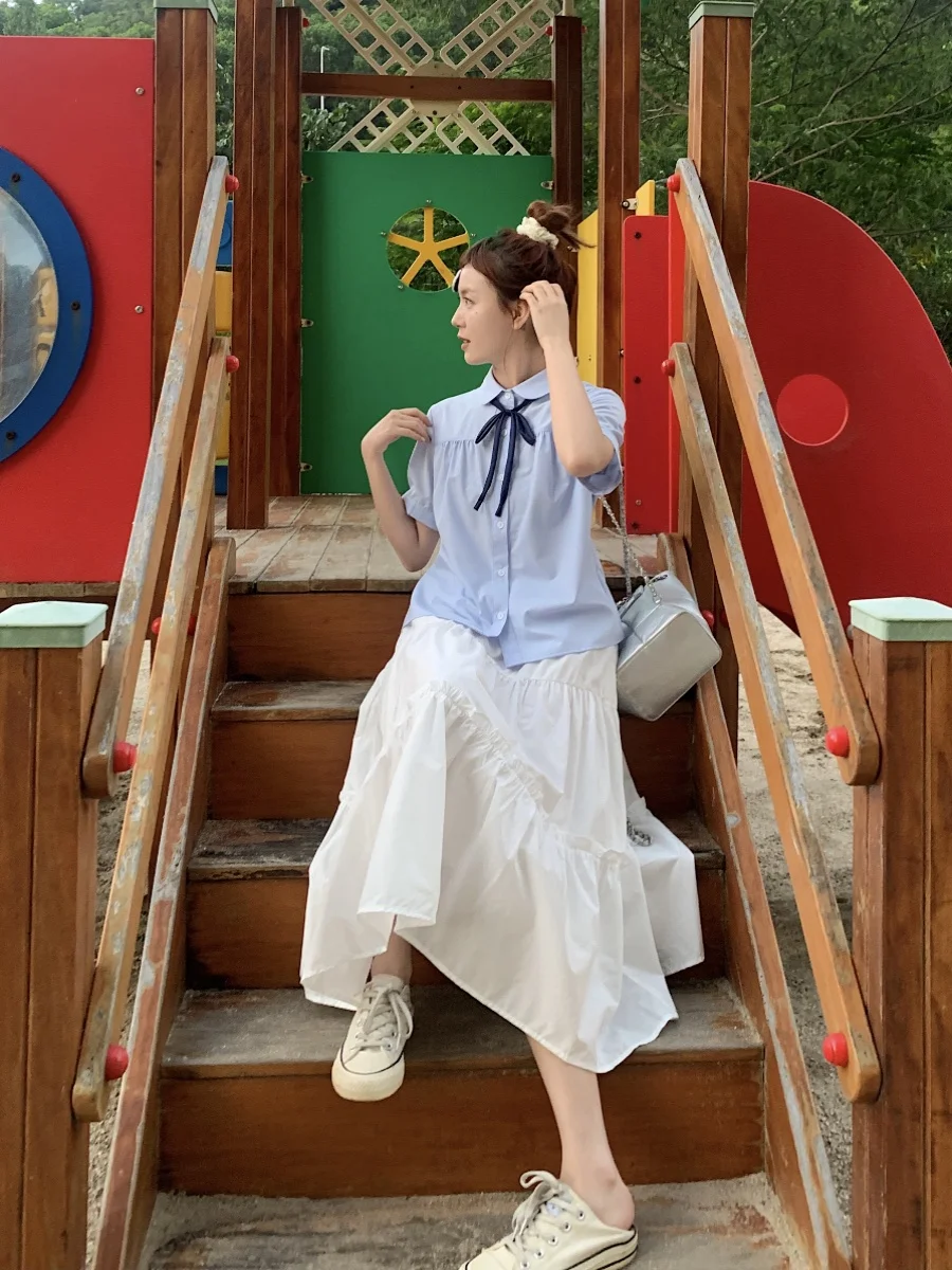 Соленая слива JK: Длинная юбка-трапеция с высокой талией, однотонная, летняя, в стиле слиттинг, для женщин...
Соленая слива JK: Длинная юбка-трапеция с высокой талией, однотонная, летняя, в стиле слиттинг, для женщин...