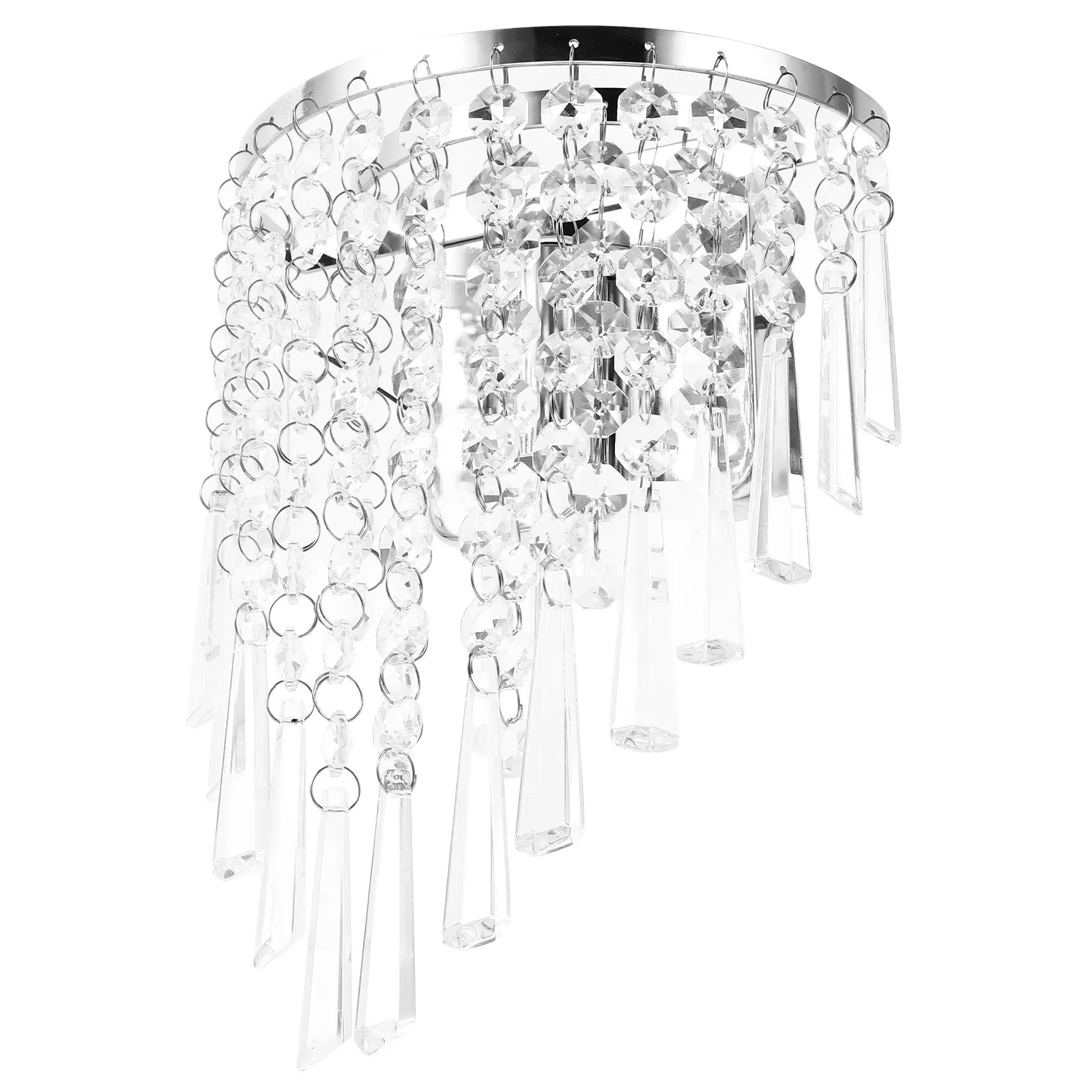 Semi Circular Crystal LED Wall Light Lightweight Decorative Wall Mount for Living Room Bedroom Dining Stick-on Light
Semi Circular Crystal LED Wall Light Lightweight Decorative Wall Mount for Living Room Bedroom Dining Stick-on Light