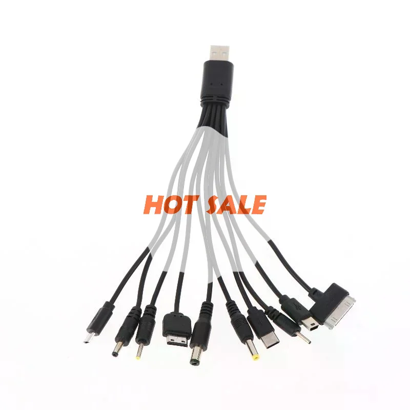 Micro USB DC Power Charging Cable 20cm, 10 in 1 Universal Mobile Adapter for Phone.
Micro USB DC Power Charging Cable 20cm, 10 in 1 Universal Mobile Adapter for Phone.