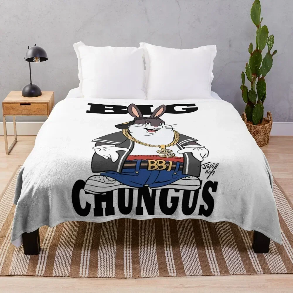 Big Chungus T-Shirt Throw Blanket Cozy Microfiber Throw Blanket for Home Bedroom
Big Chungus T-Shirt Throw Blanket Cozy Microfiber Throw Blanket for Home Bedroom