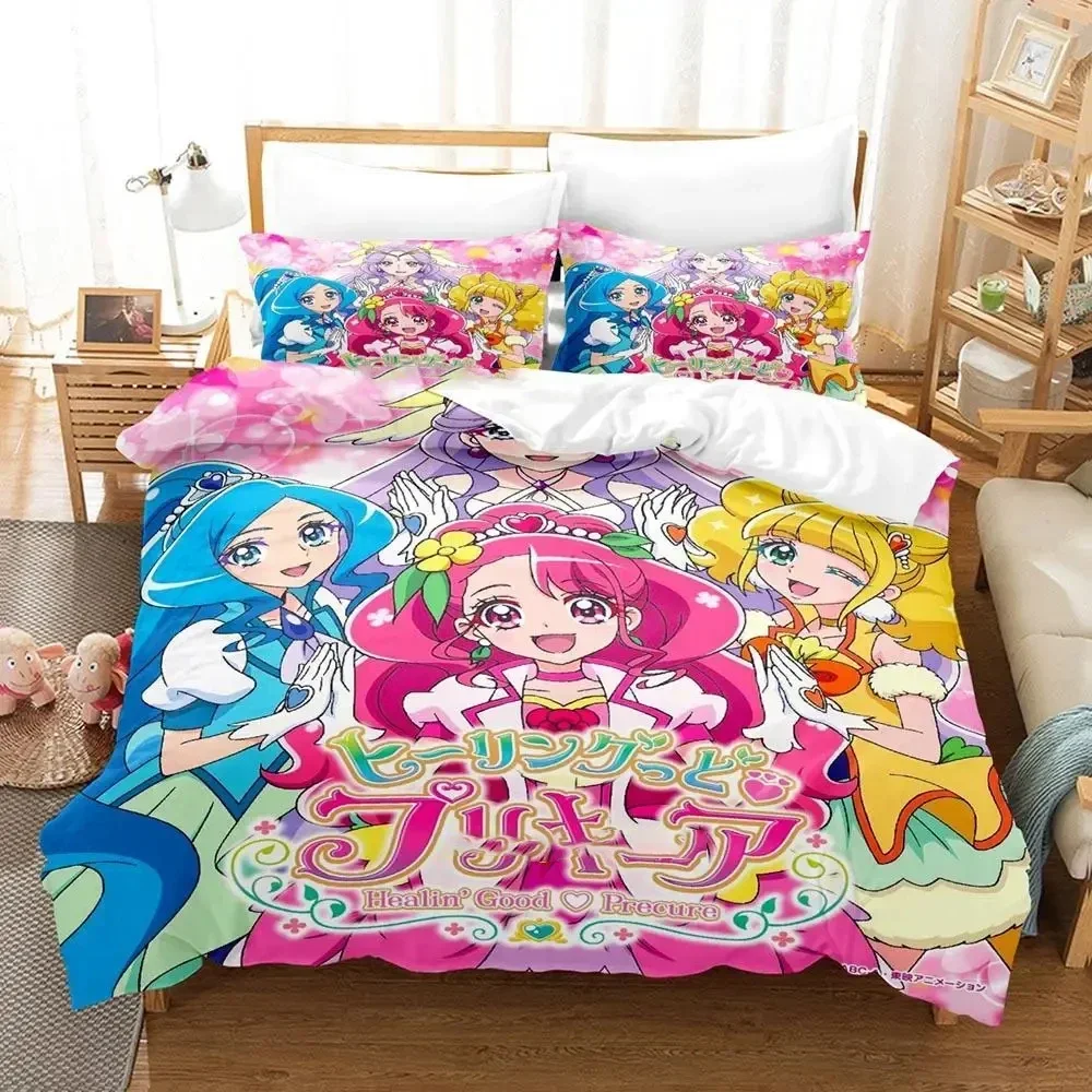 Anime Pretty Cure Bedding Set Duvet Cover Bed Set Quilt Cover Pillowcase Comforter king Queen Size Boys Adult Bedding Set
Anime Pretty Cure Bedding Set Duvet Cover Bed Set Quilt Cover Pillowcase Comforter king Queen Size Boys Adult Bedding Set