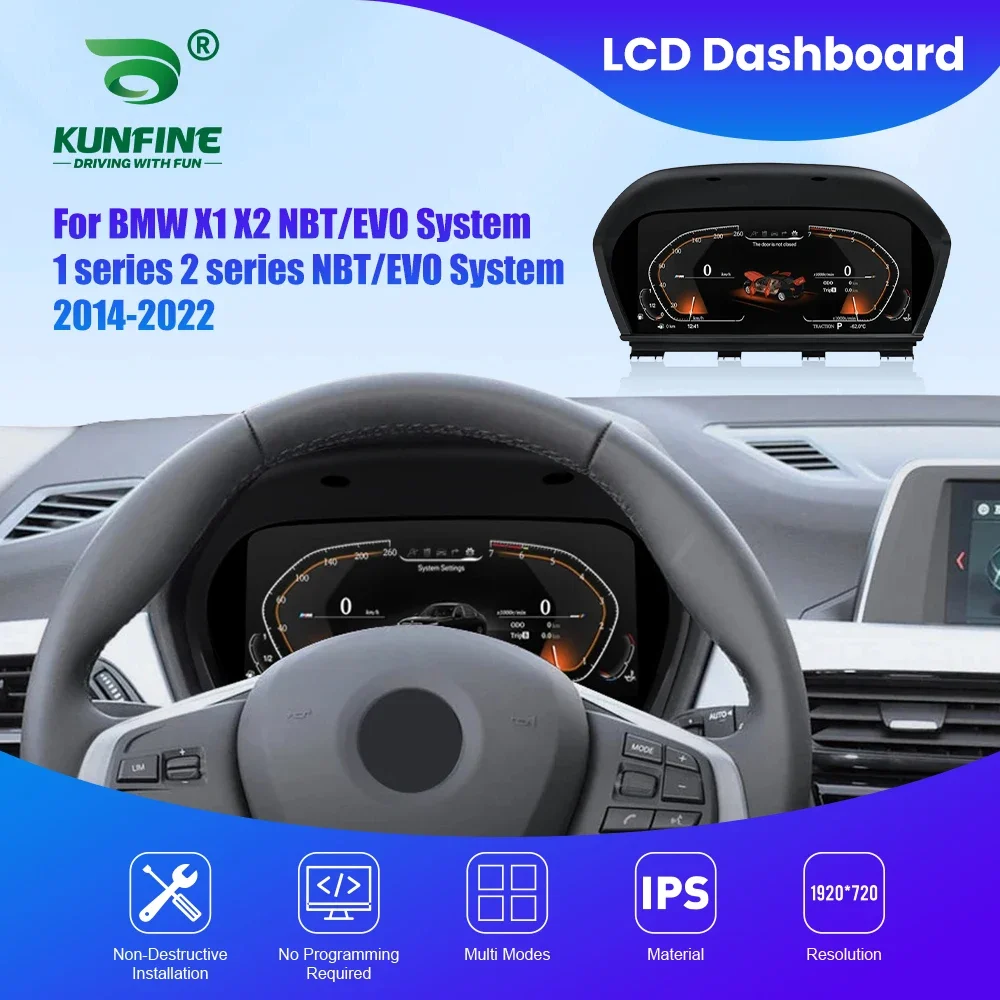 Приборная панель кластера для BMW 1, 2, серии X1 E84 2006-2015, система NBT/EVO, спидометр, цифровой ЖК-дисплей, приборная панель, новейший тахометр
Приборная панель кластера для BMW 1, 2, серии X1 E84 2006-2015, система NBT/EVO, спидометр, цифровой ЖК-дисплей, приборная панель, новейший тахометр