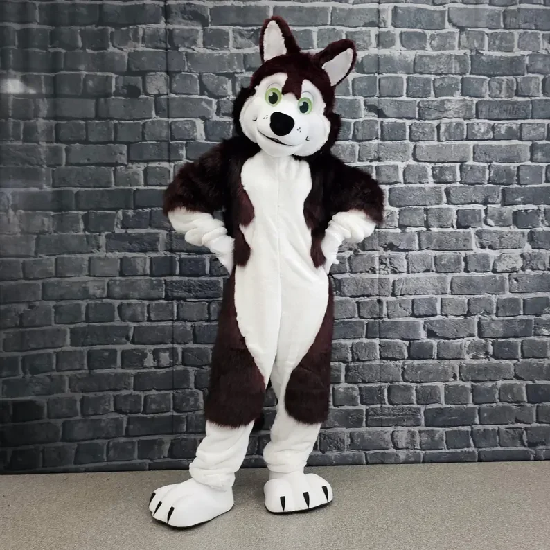 New Husky Fursuit Fur Fox Dog Wolf Mascot Costume Furry Outfits for Halloween Christmas Adults Suits Birthday Party Gifts
New Husky Fursuit Fur Fox Dog Wolf Mascot Costume Furry Outfits for Halloween Christmas Adults Suits Birthday Party Gifts