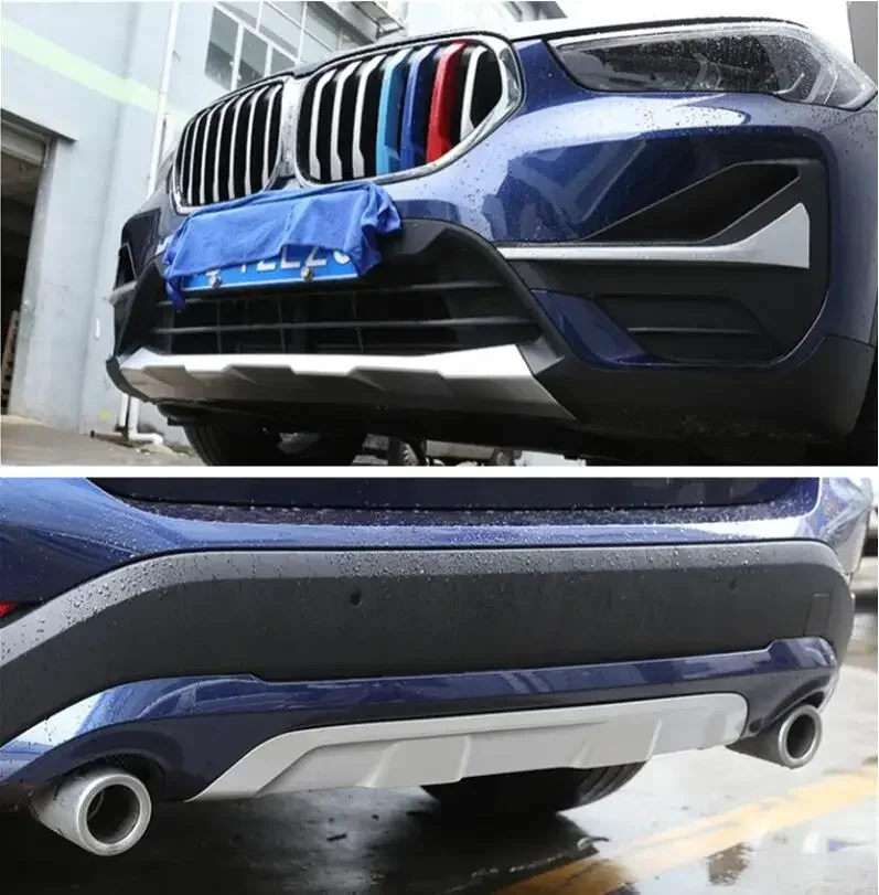 Передний бампер и задний диффузор, защитная накладка для BMW X1 2019 2020 2021 2022
Передний бампер и задний диффузор, защитная накладка для BMW X1 2019 2020 2021 2022