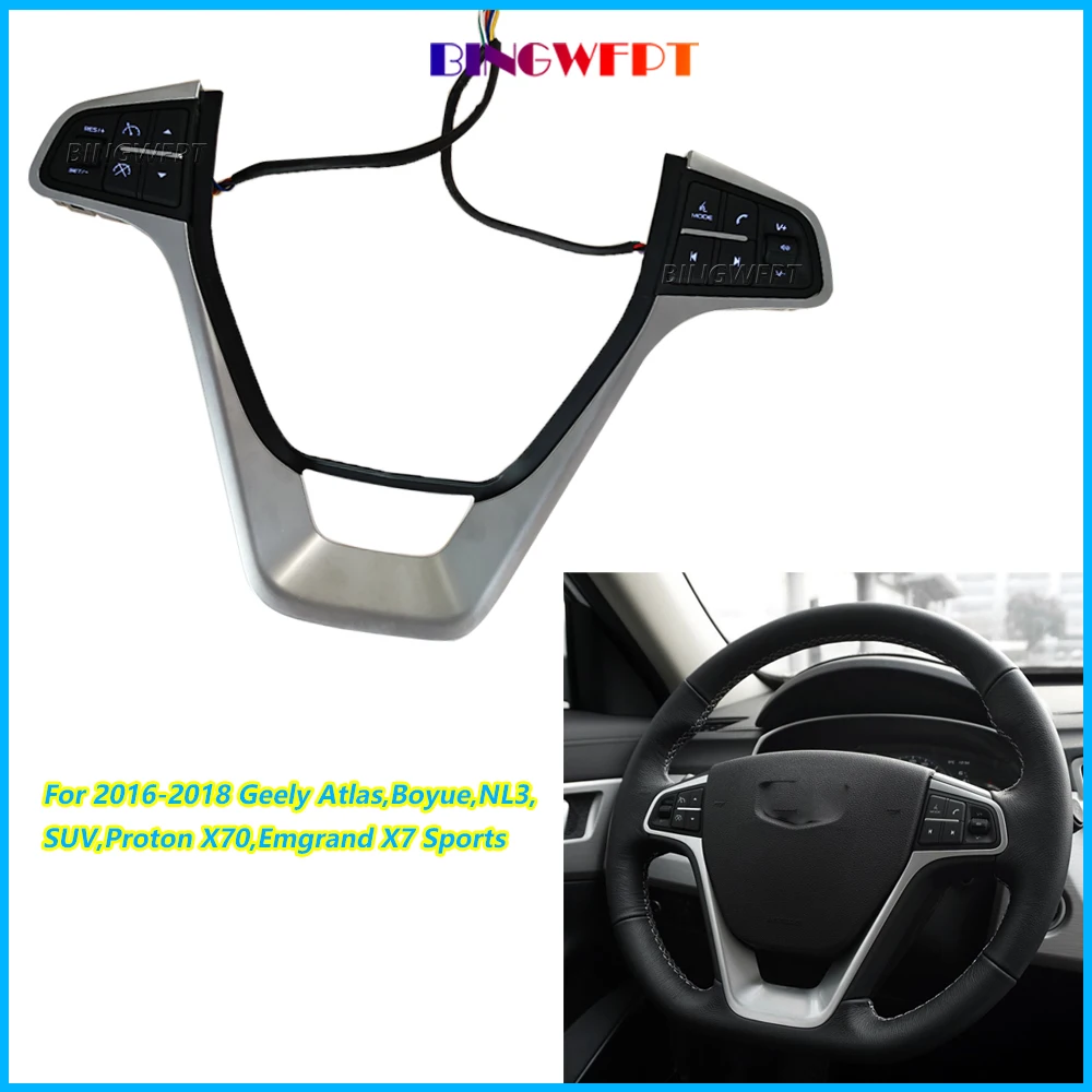 Premier Quality Steering Wheel Switches Buttons Backlight For 2016-2018 Geely Atlas,Boyue,NL3,SUV,Proton X70,Emgrand X7 Sports
Premier Quality Steering Wheel Switches Buttons Backlight For 2016-2018 Geely Atlas,Boyue,NL3,SUV,Proton X70,Emgrand X7 Sports