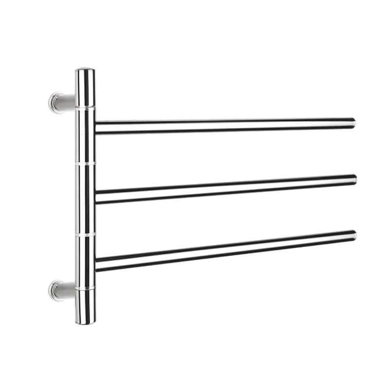 Stainless steel 304 bath towel rack 3 bar folding towel rotating towel
Stainless steel 304 bath towel rack 3 bar folding towel rotating towel
